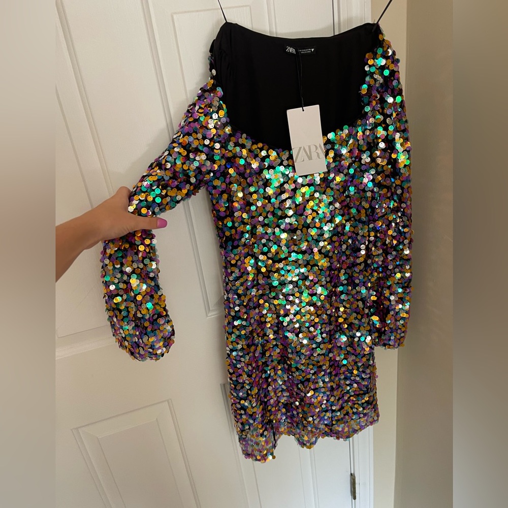 ZARA brand new sequin dress